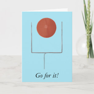 Go for it, Goal Encouragement Football Cards