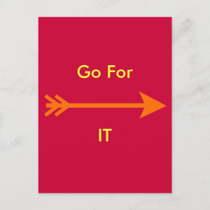 Go For IT jGibney The MUSEUM Zazzle Postcard