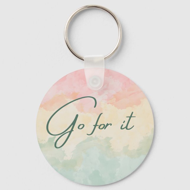 Go for it keychain (Front)
