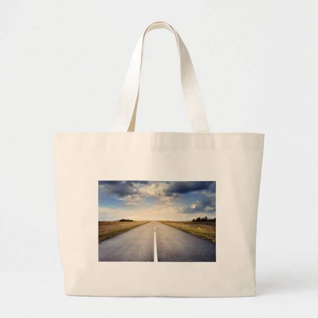 Go For It Large Tote Bag (Front)