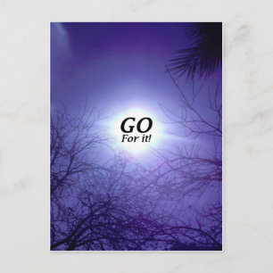 GO For It! Postcard