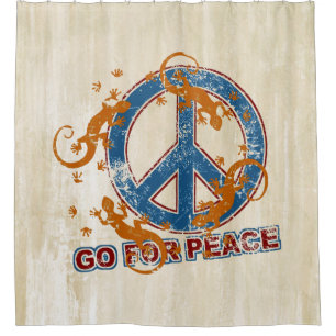 GO FOR PEACE geckos grunge + your backgr.