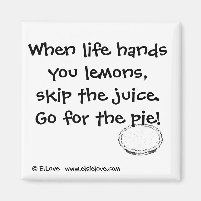 Go For the Pie! Magnet (Front)