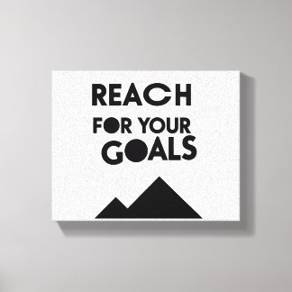 Go For Your Goals and Achievements - n01 Canvas Print