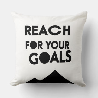 Go For Your Goals and Achievements - n01 Throw Pillow