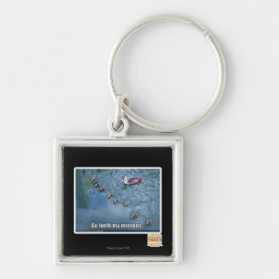 Go forth my minions keychain