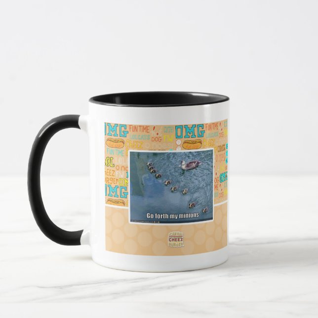Go forth my minions mug (Left)