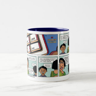 Go get a Book! Two-Tone Coffee Mug