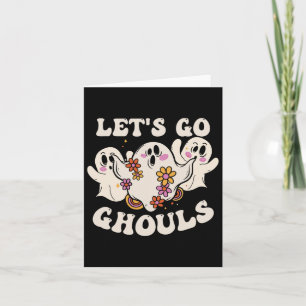 Go Ghouls Costume Halloween Pumpkin Ghost  Card