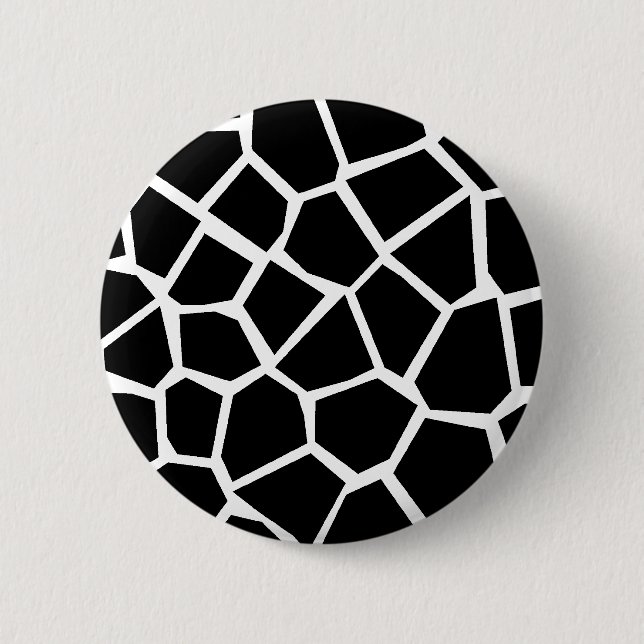 Go Giraffe 2 Inch Round Button (Front)