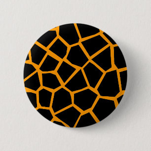 Go Giraffe - Orange 2 Inch Round Button