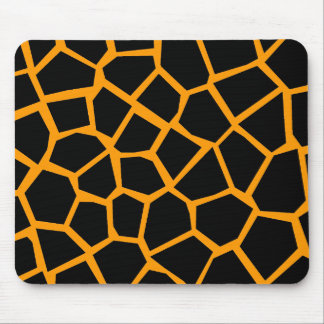 Go Giraffe - Orange Mouse Pad