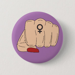 Go Girl 2 Inch Round Button