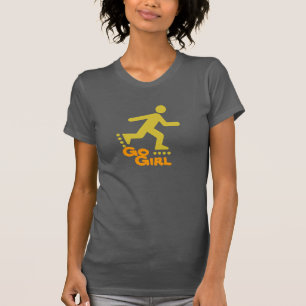 Go Girl inline skate, change text T-Shirt