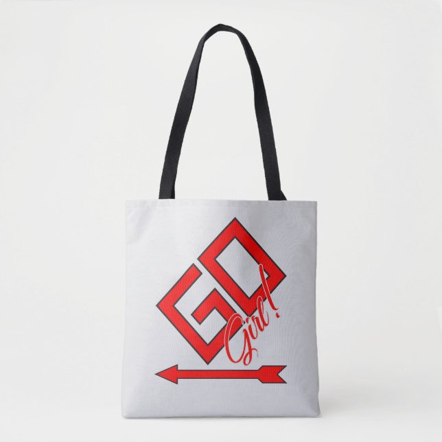 Go Girl! Tote Bag (Front)