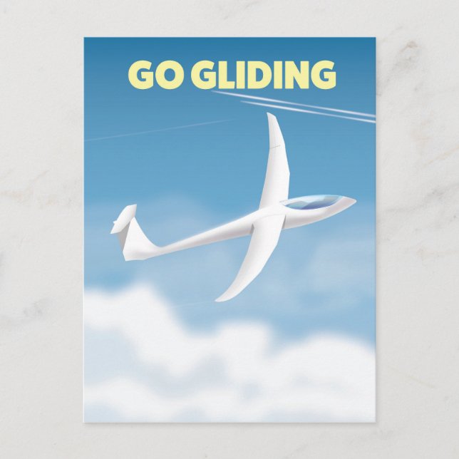 Go Gliding Postcard (Front)