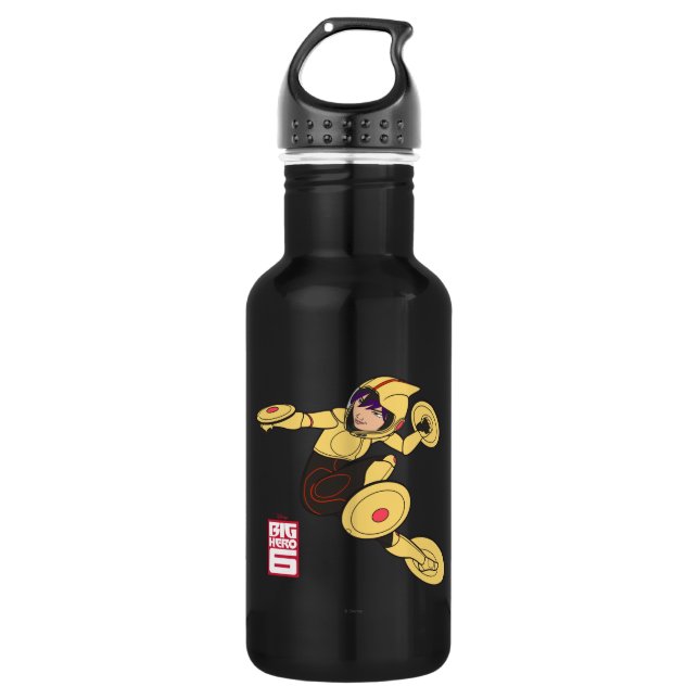 Go Go Tomago Yellow Suit 532 Ml Water Bottle (Front)
