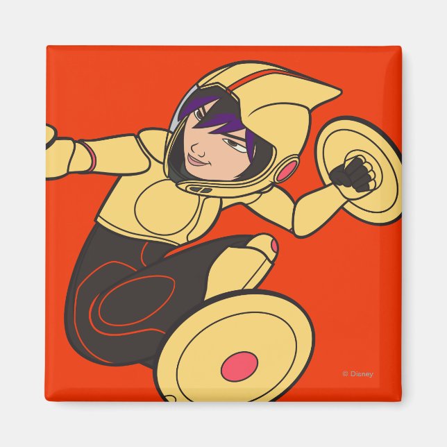 Go Go Tomago Yellow Suit Magnet (Front)
