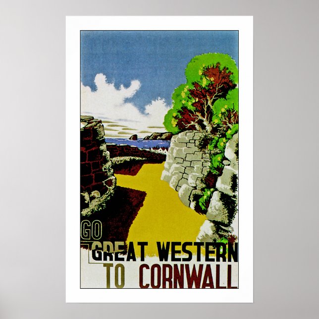 Go Great Western to Cornwall Poster (Front)