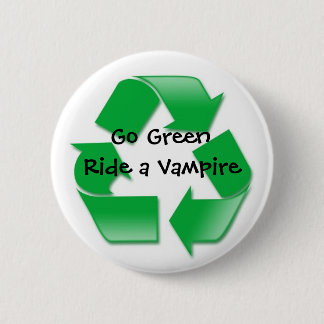Go Green 2 Inch Round Button