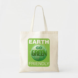 Go Green Be Earth Friendly Tote Bag