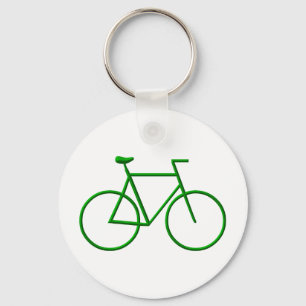 Go Green Bicycle Keychain