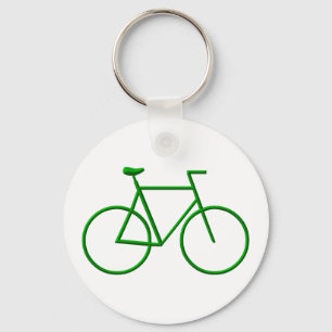 Go Green Bicycle Keychain