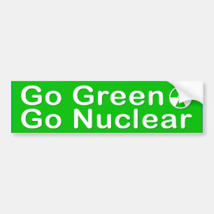 go_green bumper sticker
