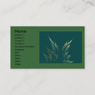 Go Green Business Card