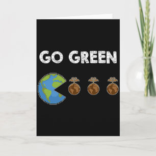Go Green Earth Day T Shirt_5 Card
