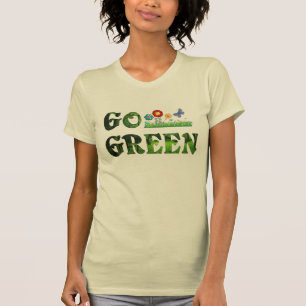 Go green eco-friendly vegetarian save forest T-Shirt