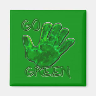 go green for Earth Magnet