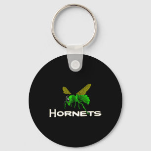 Go Green Hornets Footbyll Bysebyll Bysketbyll Chee Keychain