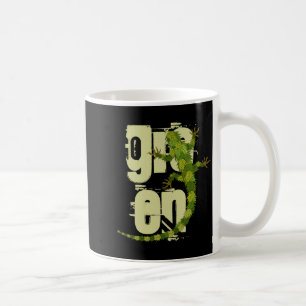 Go Green Iguana T Shirt Coffee Mug