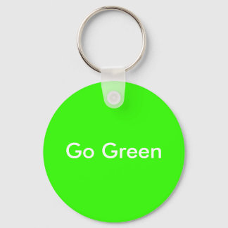 Go Green Keychain