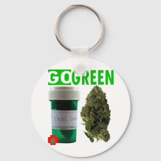 GO GREEN KEYCHAIN