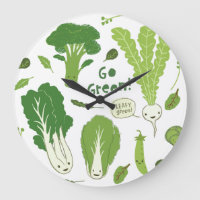 Go Green! Leafy Green! Happy Garden Veggies