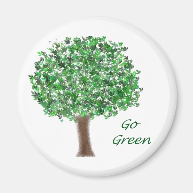 Go Green Magnet (Front)