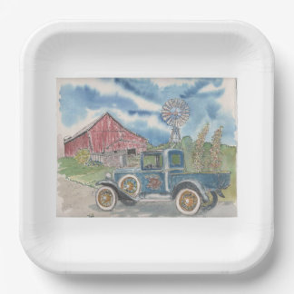 Go Green Paper Plate