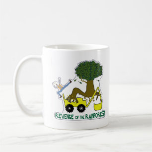 Go green. Reduce, reuse, recycle. Rain forest. Coffee Mug