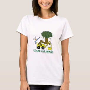 Go green. Reduce, reuse, recycle. Rain forest. T-Shirt