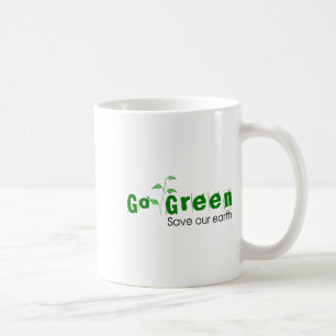 Go Green Save Our Earth Kids T Shirt  Coffee Mug