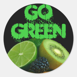 Go Green stickers