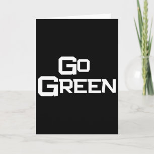 Go Green Team Spirit Gear Color War Mean Wins The  Card