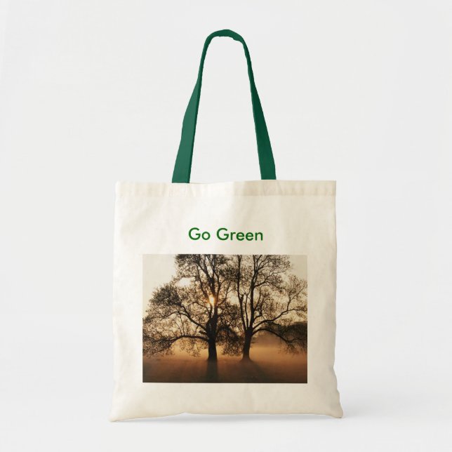 Go Green Tote Bag (Front)