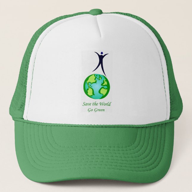 Go Green Trucker Hat (Front)