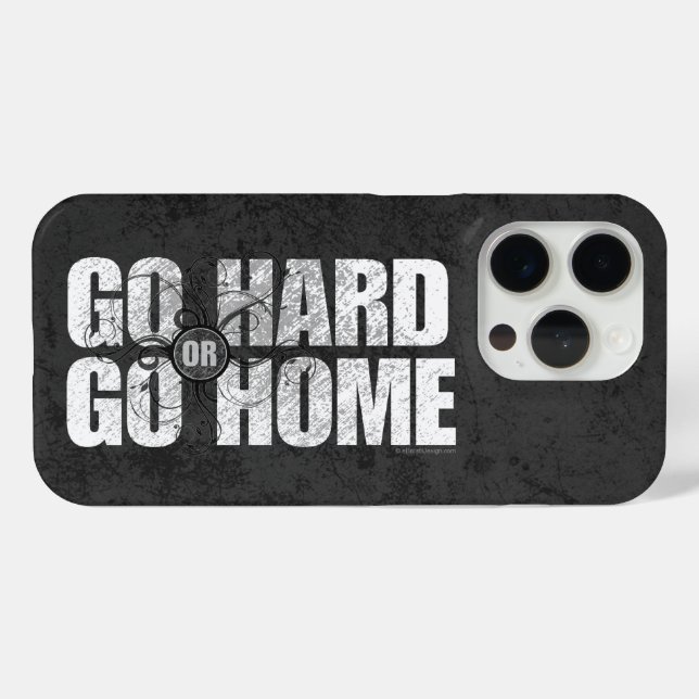 Go Hard or Go Home Case-Mate iPhone Case (Back (Horizontal))