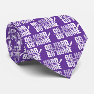 Go Hard or Go Home (Hockey) Neck Tie