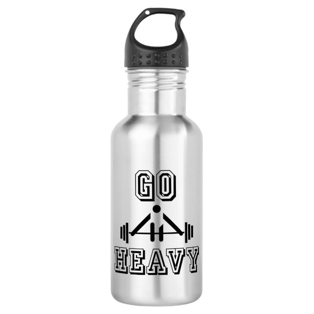 Go heavy 532 ml water bottle (Front)