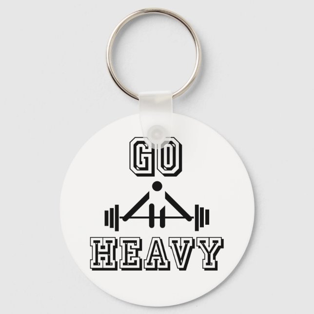 Go heavy keychain (Front)